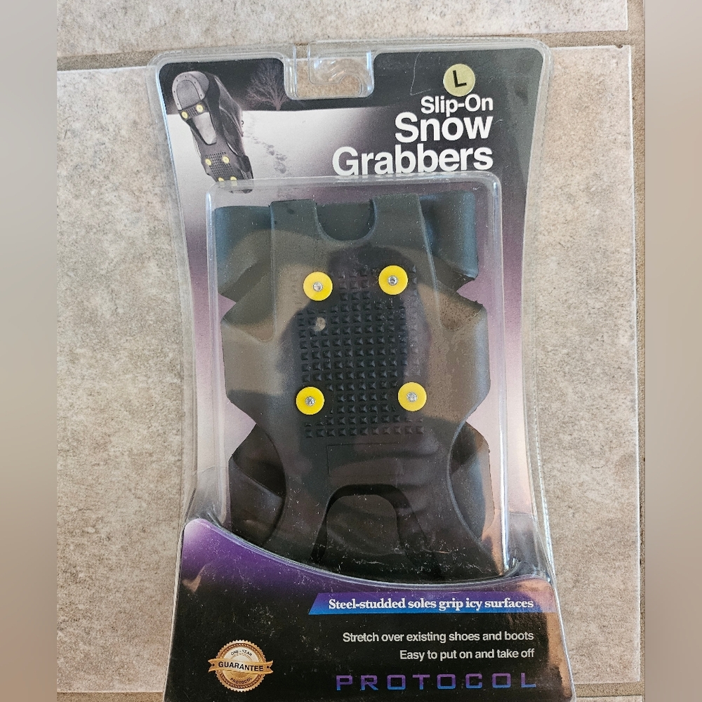 Slip-On Snow Grabbers - Black L